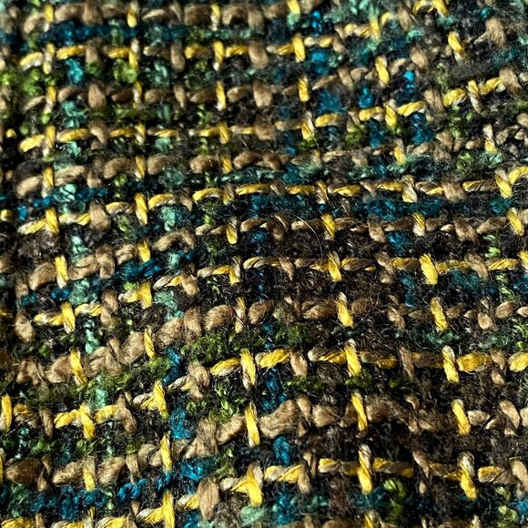 Coldwater Creek Tweed Pencil Skirt Womens Size 10 Multicolor Lined Wool Blend - Picture 3 of 14